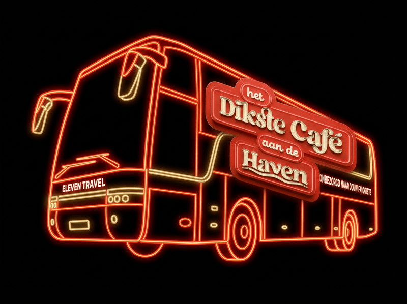 Busvervoer naar Het Dikste Café aan de Haven